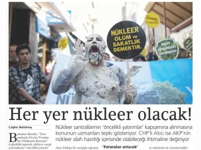 HER YER NÜKLEER OLACAK! (BİRGÜN)