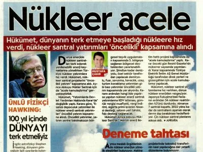NÜKLEER ACELE (CUMHURİYET)