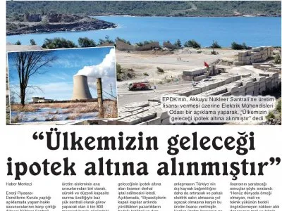 `ÜLKEMİZİN GELECEĞİ İPOTEK ALTINA ALINMIŞTIR`