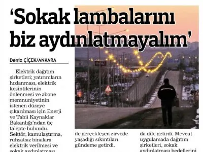 `SOKAK LAMBALARINI BİZ AYDINLATMAYALIM` (HABERTÜRK)