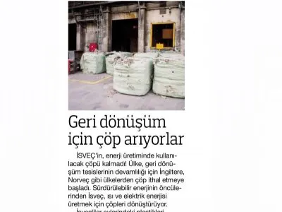 GERİ DÖNÜŞÜM İÇİN ÇÖP ARIYORLAR  (HABERTÜRK)