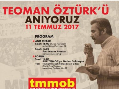 TEOMAN ÖZTÜRK`Ü ANIYORUZ...