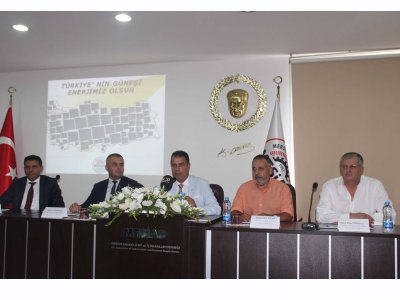 MESİAD TARAFINDAN DÜZENLENEN GÜNEŞ ENERJİ SİSTEMLERİ TANITIMI VE BÖLGEMİZDEKİ YATIRIMIN ÖNÜNDEKİ ENGELLER KONULU PANELE KATILIM SAĞLADIK.