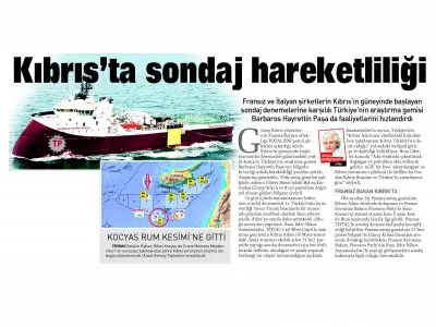KIBRIS`TA SONDAJ HAREKETLİLİĞİ (SABAH)