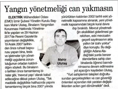 YANGIN YÖNETMELİĞİ CAN YAKMASIN (9 EYLÜL)
