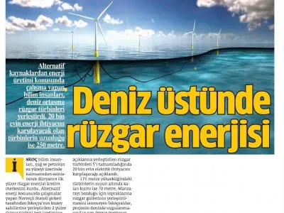 DENİZ ÜSTÜNDE RÜZGAR ENERJİSİ (STAR)