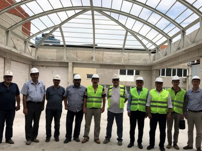 YENİ HİZMET VE EĞİTİM MERKEZİ ÇALIŞMALARI SÜRÜYOR