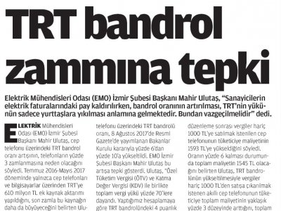 TRT BANDROL ZAMMINA TEPKİ (YENİ DEVİR)