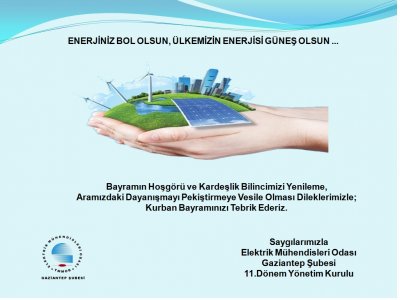 KURBAN BAYRAMINIZ KUTLU OLSUN