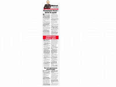İLERİ SAAT UYGULAMASININ SONUCU NE OLDU? (MEHMET Y.YILMAZ)