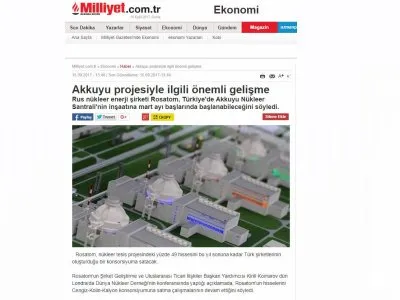 AKKUYU PROJESİYLE İLGİLİ ÖNEMLİ GELİŞME (MİLLİYET)