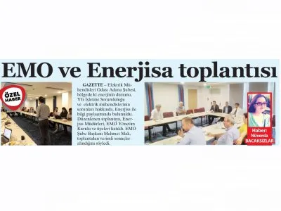 EMO VE ENERJİSA TOPLANTISI