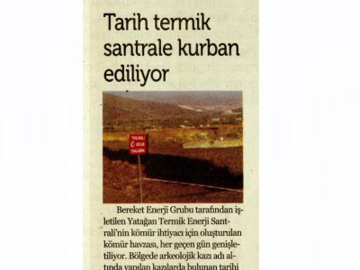 TARİH TERMİK SANTRALE KURBAN EDİLİYOR (ÖZGÜRLÜKÇÜ DEMOKRASİ)