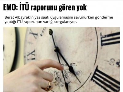 İTÜ RAPORUNU GÖREN YOK - 11 EKİM 2017 SOL HABER PORTALI