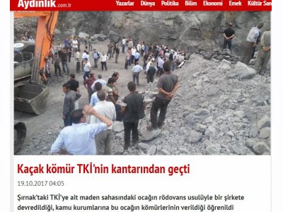 KAÇAK KÖMÜR TKİ`NİN KANTARINDAN GEÇTİ (AYDİNLİK.COM.TR)