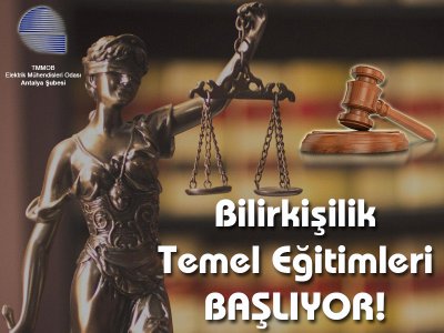 ŞUBEMİZDE BİLİRKİŞİLİK TEMEL EĞİTİMLERİ BAŞLIYOR!