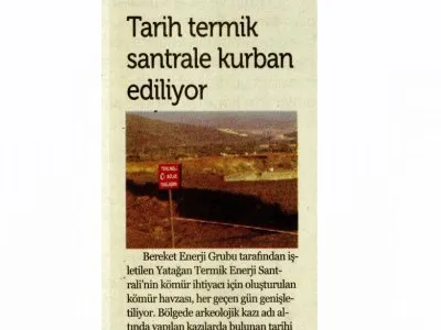 TARİH TERMİK SANTRALE KURBAN EDİLİYOR (ÖZGÜRLÜKÇÜ DEMOKRASİ)