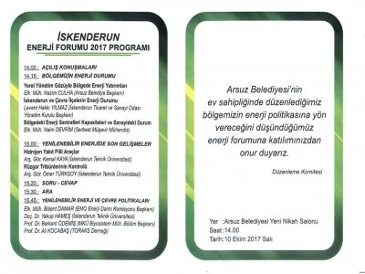 İSKENDERUN ENERJİ FORUMU