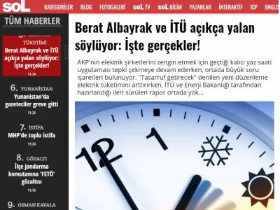 BERAT ALBAYRAK VE İTÜ AÇIKÇA YALAN SÖYLÜYOR: İŞTE GERÇEKLER! (HABER.SOL.ORG.TR)