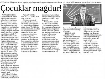 ÇOCUKLAR MAĞDUR (İLK HABER)