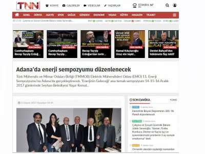 ADANA`DA ENERJİ SEMPOZYUMU DÜZENLENECEK (TNN.COM.TR)