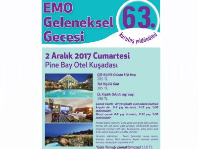 EMO GELENEKSEL GECESİ - 2 ARALIK 2017