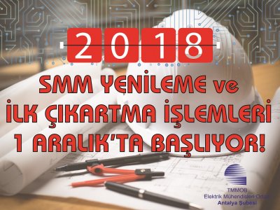 2018 SMM BAŞVURULARI    01 ARALIK`TA BAŞLIYOR!
