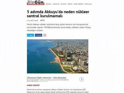 5 ADIMDA AKKUYU’DA NEDEN NÜKLEER SANTRAL KURULMAMALI (BİRGUN.NET)