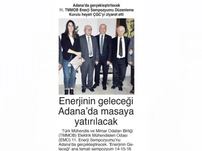 ENERJİNİN GELECEĞİ ADANA`DA MASAYA YATIRILACAK (BÖLGE)