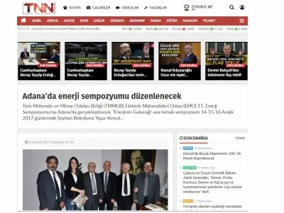 ADANA`DA ENERJİ SEMPOZYUMU DÜZENLENECEK (TNN.COM.TR)