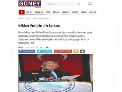 NÜKLEER ENERJİDE ATIK KORKUSU (GUNEYGAZETESİ.COM)