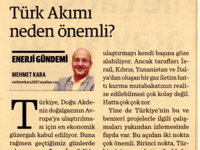TÜRK AKIMI NEDEN ÖNEMLİ? (MEHMET KARA- DÜNYA)