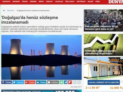 `DOĞALGAZ`DA HENÜZ SÖZLEŞME İMZALANAMADI (DÜNYA)