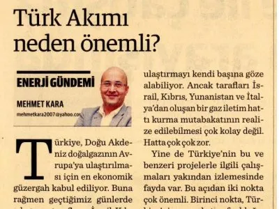 TÜRK AKIMI NEDEN ÖNEMLİ? (MEHMET KARA- DÜNYA)