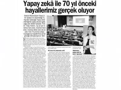 YAPAY ZEKÂ İLE 70 YIL ÖNCEKİ HAYALLERİMİZ GERÇEK OLUYOR (HABER EKSPRES)