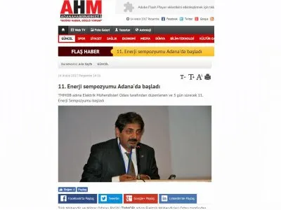 11. ENERJİ SEMPOZYUMU ADANA`DA BAŞLADI (ADANAHABERMERKEZİ.COM)