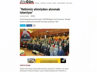 ‘YETKİMİZ ELİMİZDEN ALINMAK İSTENİYOR’ (BİRGUN.NET)