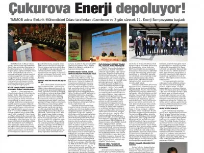 ÇUKUROVA ENERJİ DEPOLUYOR! (5 OCAK)