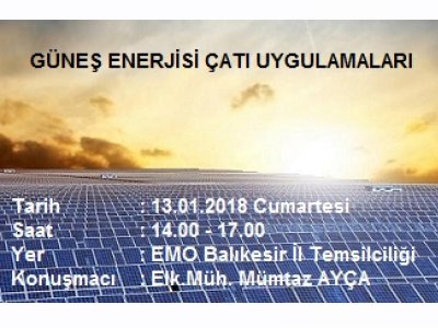 GÜNEŞ ENERJİSİ ÇATI UYGULAMALARI