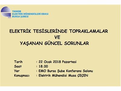 ELEKTRİK TESİSLERİNDE TOPRAKLAMALAR VE YAŞANAN GÜNCEL SORUNLAR