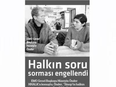 HALKIN SORU SORMASI ENGELLENDİ (HEDEF HALK)