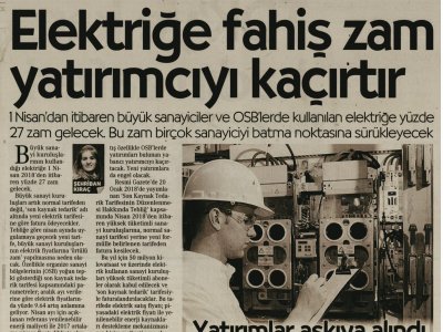BU ZAM YABANCI FİRMALARI KAÇIRIR (CUMHURİYET)