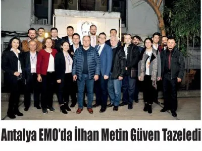 ANTALYA EMODA İLHAN METİN GÜVEN TAZELEDİ (KAKTÜS GAZETESİ-08.02.2018)