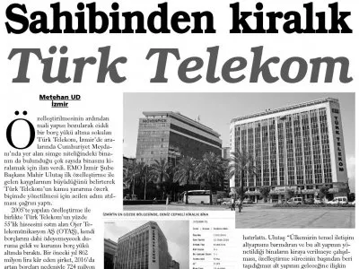 SAHİBİNDEN KİRALIK TÜRK TELEKOM! (EVRENSEL)