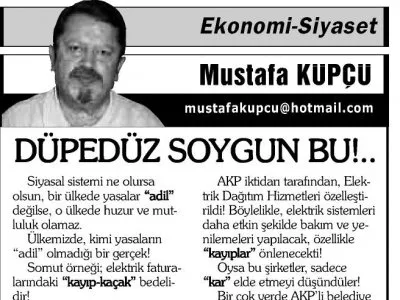 DÜPEDÜZ SOYGUN BU! (MUSTAFA KÜPÇÜ-KOCAELİ)