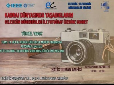 KADRAJ DÜNYASINDA YAŞADIKLARIM KONULU SÖYLEŞİ