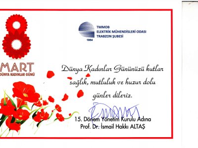 8 MART DÜNYA KADINLAR GÜNÜ