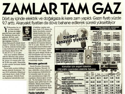 ZAMLAR TAM GAZ (CUMHURİYET, 03.04.2018)