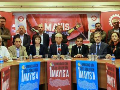 DİSK, KESK, TMMOB, TTB: `GÜZEL GÜNLER İÇİN 1 MAYISA!`