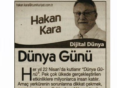 DÜNYA GÜNÜ (HAKAN KARA- CUMHURİYET)